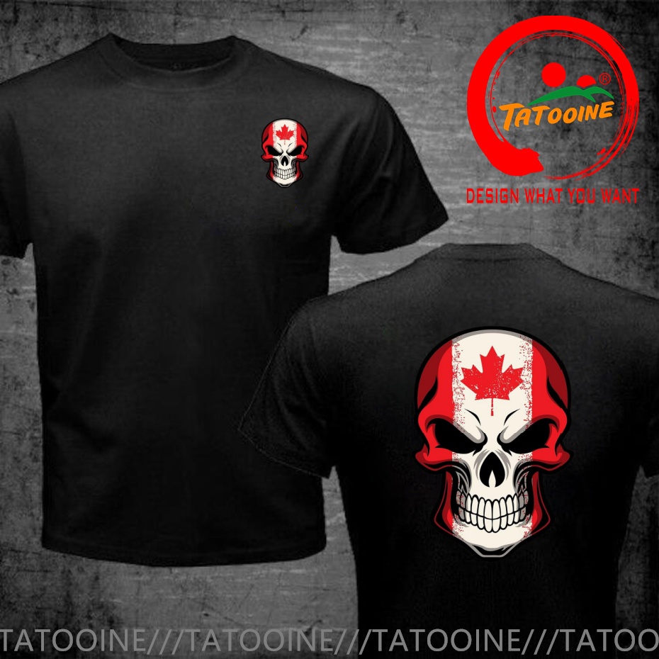 Street Fashion Canada - Desain Lucu Bendera Kanada Dilukis di